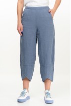 Linen Trousers / Pants with Elastic Waist. Boho style - 454/jns