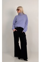 Cathryne loose fit jumper made from high quality Italian yarn - 100% wool /sky